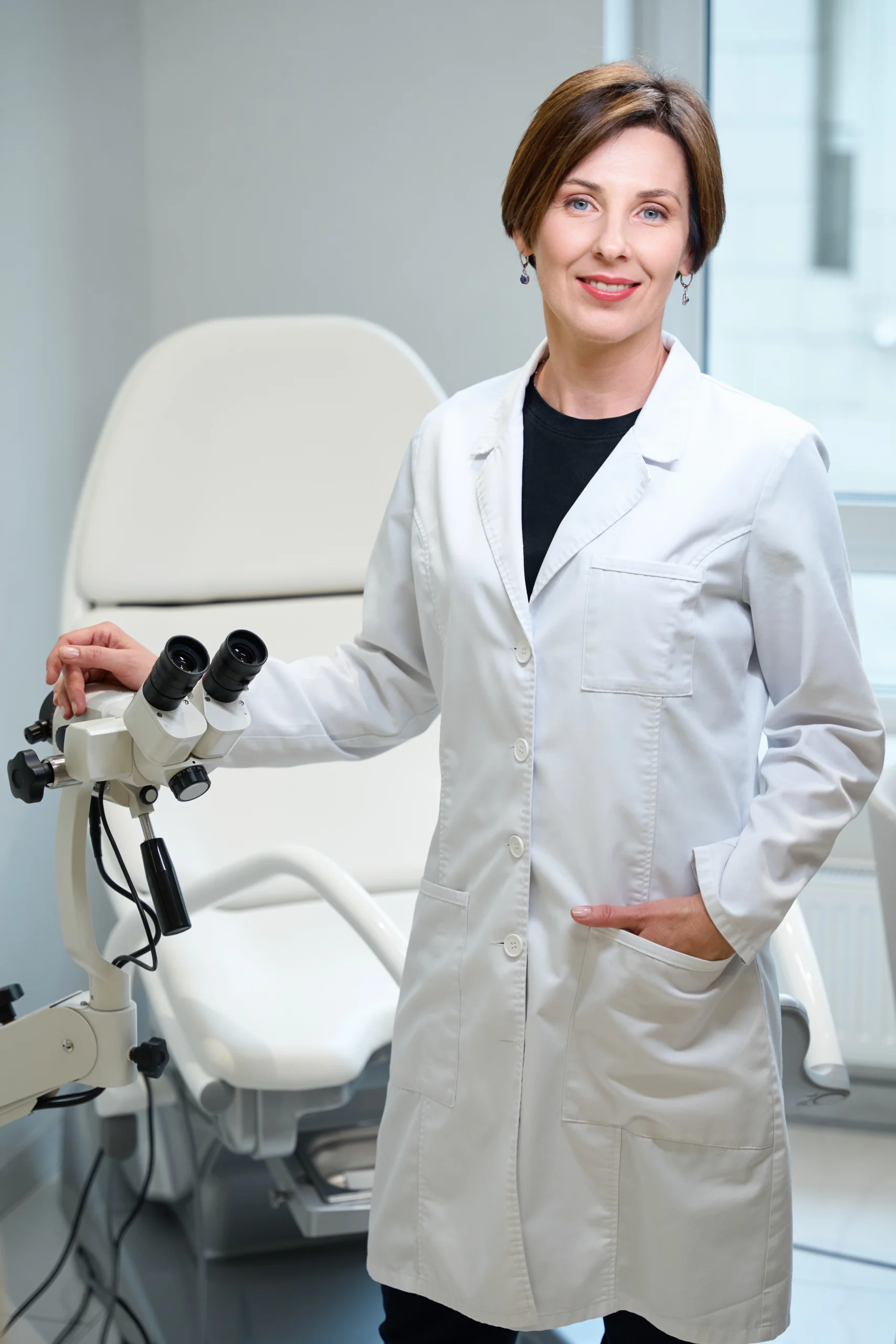 obgyn in her office