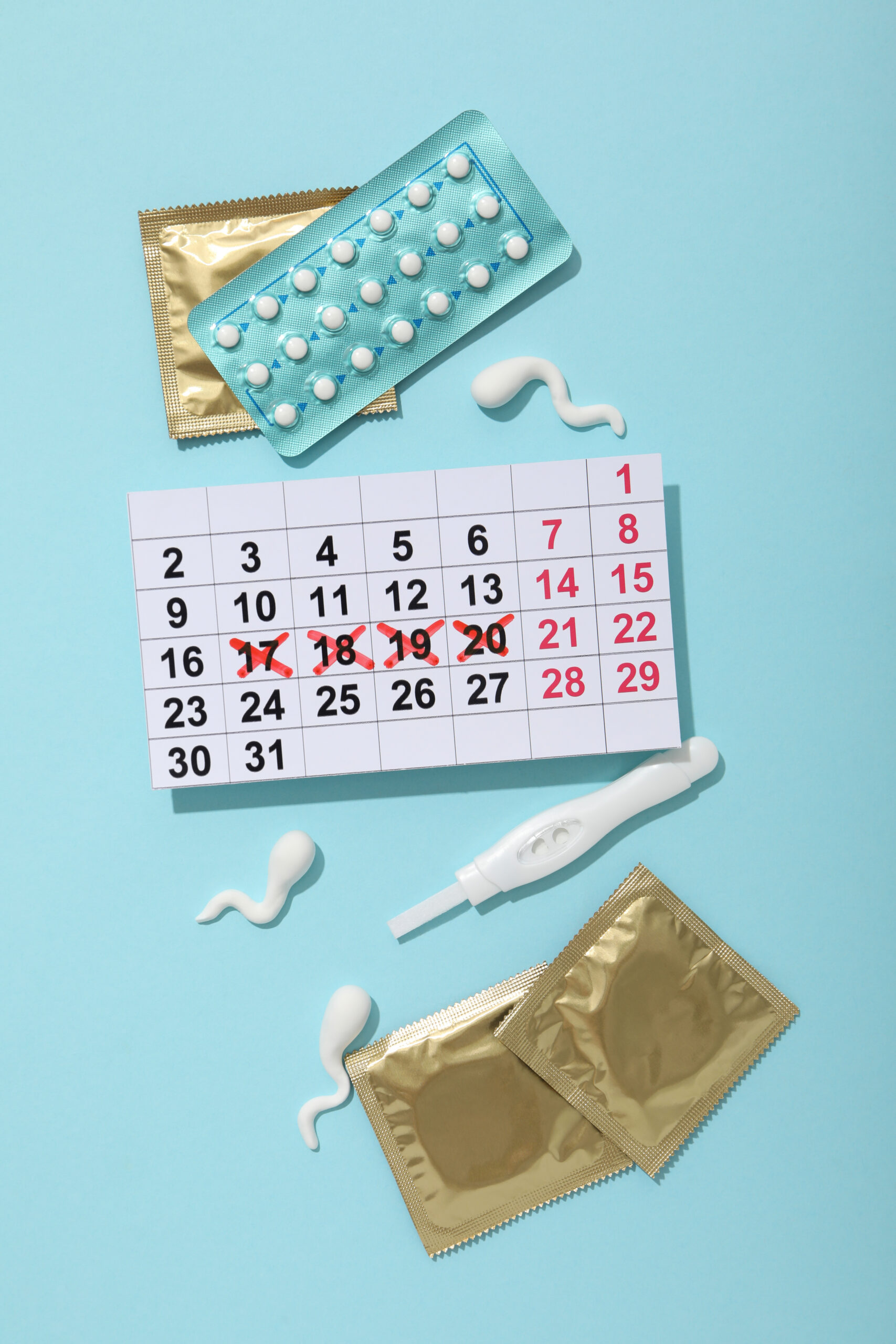 birth control pills, condoms, and planning
